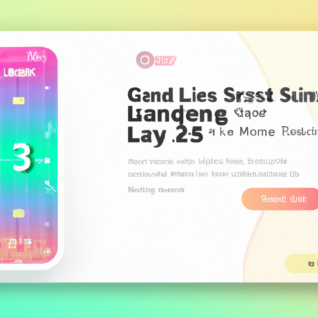 Creator tools UI mockup on a phone